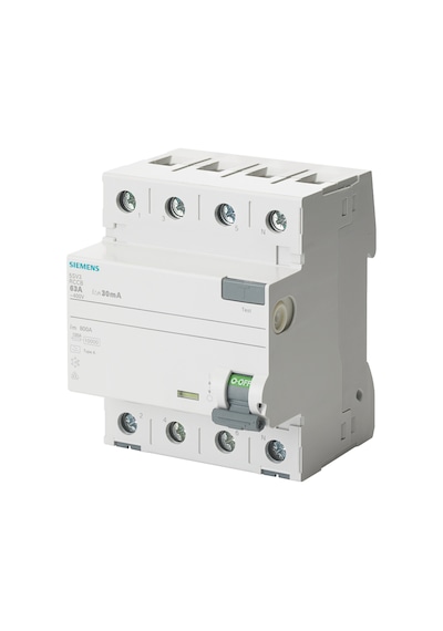 Siemens 5Sv3346-6 63 Amper 30Ma Trifaze Kaçak Akım Koruma Röl