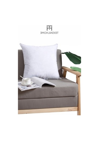 Kırlent İç Yastık, 4 Adet Premium Boncuk Silikon 45x45 Açık Bej