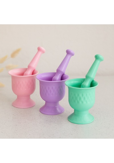 Renkli Plastik Havan Sarımsak Dövecek
