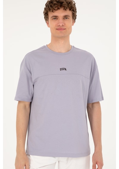 U.S. Polo Assn. Erkek Comfort Fit Bisiklet Yaka Gri Tişört 50287083-VR024 U.S. Polo Assn. Erkek Comfort Fit Bisiklet Yaka Gri Tişört 50287083-VR024
