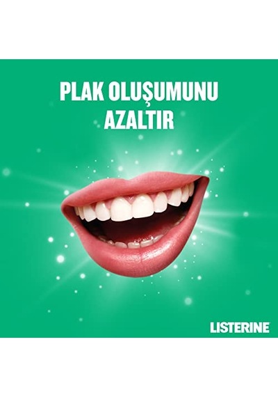 Listerine, Fresh Burst, Günlük Ağız Bakım Ürünü, Plak Oluşumu İle Savaşan Anti-bakteriyel Ağız Bakım Formülü, 250ml