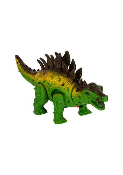 Sesli Işıklı Yürüyen Dinazor Oyuncak Stegosaurus Pilli Hareketli Büyük Boy Erkek Çocuk Oyuncak 28 Cm