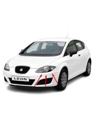 Seat Leon Makyajsız 2006-2009 Arası Depo Sağ Ve Sol Far Takım 5p1941005e / 5p1941006e