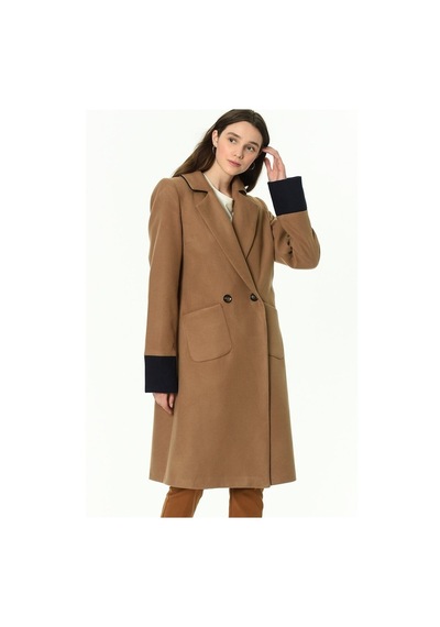 Z6640 Dewberry Bayan Palto-Camel