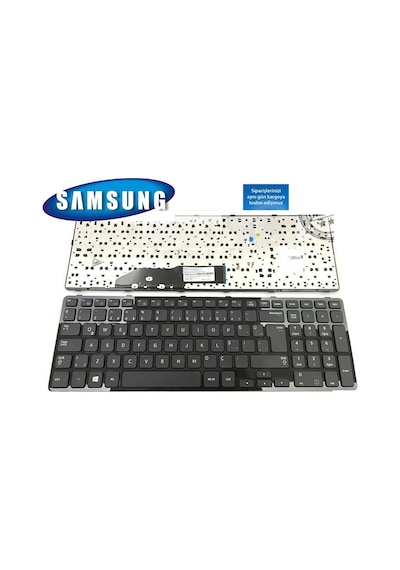 Samsung Np350e7c, Np355e7c, Np550p7c Notebook Klavyesi - Siyah Tr, Pk130rw1a11, V134302bk1, Ba59-03304a - Nbkl861