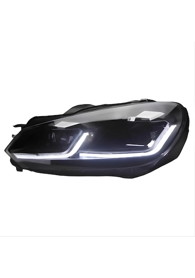 Golf 6 J Led Far Beyaz+sarı
