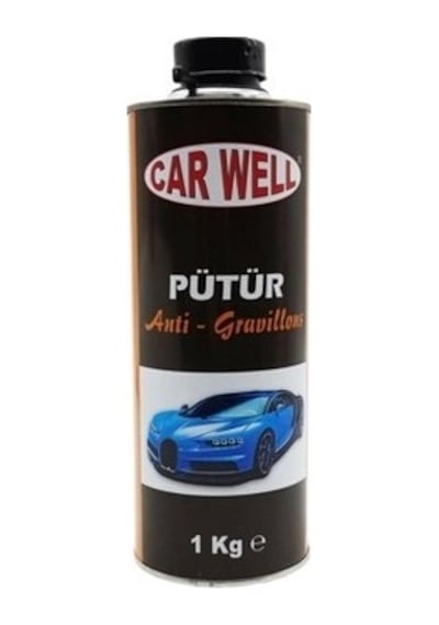 Car Well Anti Gravel Darbe Koruyucu Pütür Boya Beyaz 1 Kg