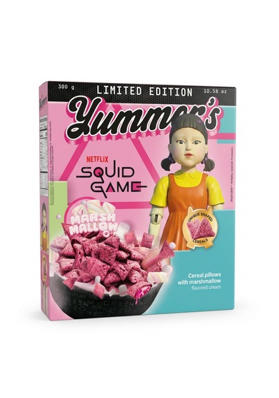 Yummer's Squid Game - Cereal Pillows With Marsmallow Flavored Cream 300g