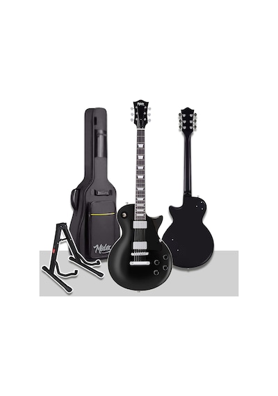 Midex GRX-200MBK Profesyonel Les Paul Kasa HH Elektro Gitar Seti Mat Siyah