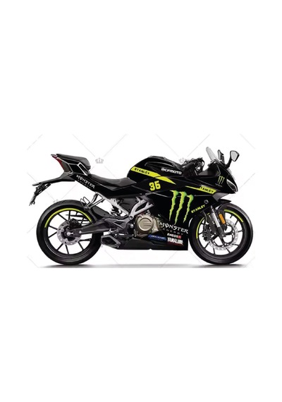 Cfmoto 250sr Stanley Monster Sticker Parçalı Motosiklet Kaplama Etiket Modeli