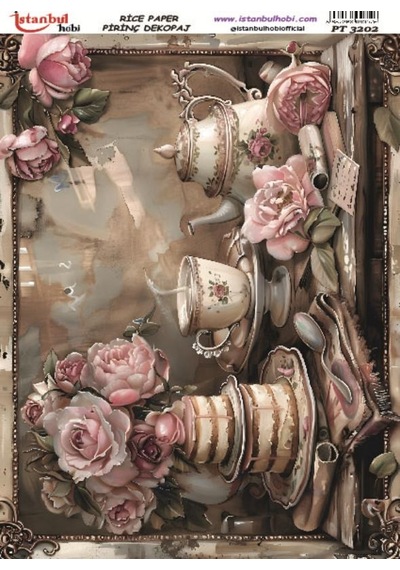 Pirinç Dekopaj Kağıdı 30x42cm Pt-3202