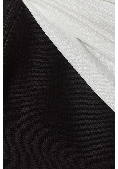 Eegen Studio Şık Off - Shoulder Midi Elbise Toplantılar Için Ideal, Fıtı Tabanlı Tasarım Siyah