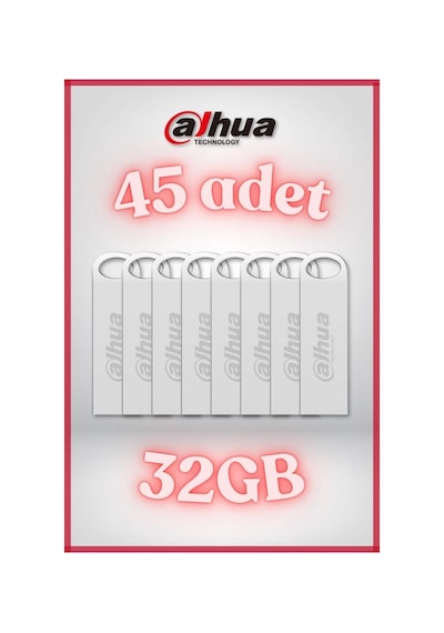 45 Adet 32gb Metal Usb Flash Bellek U106 -