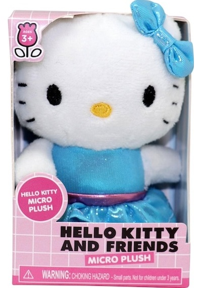 Hello Kitty Mini Peluş Mavi Hello Kitty 7.5 Cm Çok Renkli