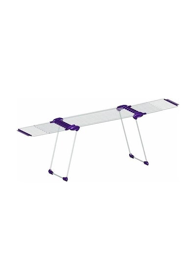 Gazzella Maxi Alüminyum Açılır Kanatlı 145x57x10cm Çamaşır Kurutmalık Gri