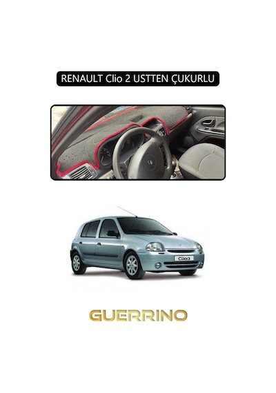 Renault Clio 2 Ustten Çukurlutorpido Koruma Halısı Siyah Kenar