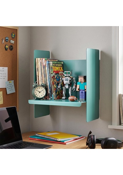 Mavi Metal Duvar Rafı - Masa Üstü Kitaplık Ve Çok Amaçlı Ofis Düzenleyici 21x30 Cm Çok Renkli Mavi Metal Duvar Rafı - Masa Üstü Kitaplık Ve Çok Amaçlı Ofis Düzenleyici 21x30 Cm Çok Renkli