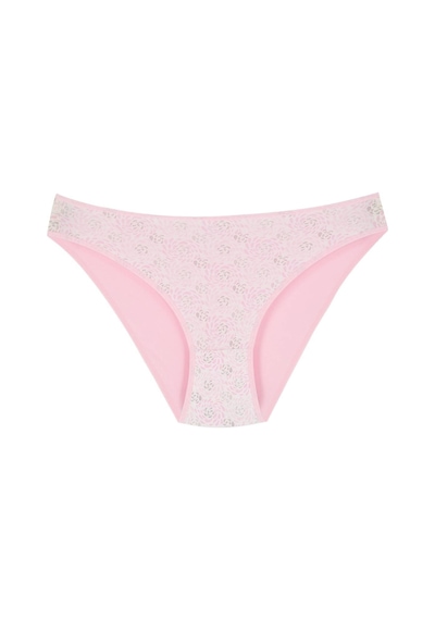 18001-3 Kadın 7'li Pinks Bikini Külot Paketi V7-penbe Mix Çok Renkli