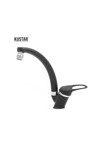 Kustar Grande Siyah Aç Kapa Mutfak Eviye Bataryası