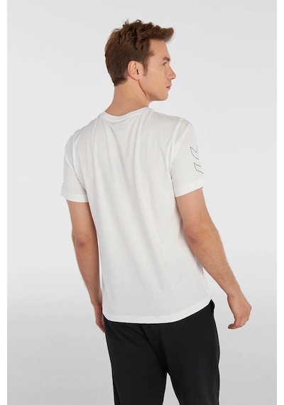 Hummel Erkek T-shirt Beyaz 911946-9001 Hummel Hmlelemental 25kw61000171 W61005 Beyaz