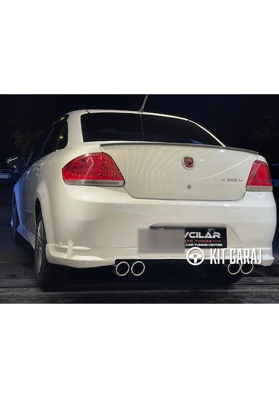 Kit Garaj Fiat Linea Custom Arka Ek Makyajsız Dayanıklı Abs Plastik Boyasız Kolay Montaj