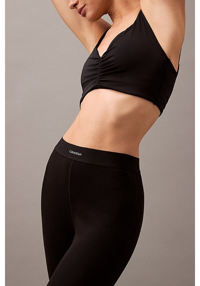 Calvin Klein Kadın Tayt-000qs7220e SiYAH