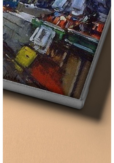 Webstyle Sayılarla Boyama Seti Kasnaklı Notre Dame'da Kitapçılar 60 X 75 Cm