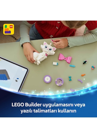 LEGO® ǀ  Disney Aristokediler Sevimli Marie 43286 – 7 Yaş ve Üzeri Çocuklar için Aksesuarlar İçeren Oyuncak Yapım Seti (369 Parça)