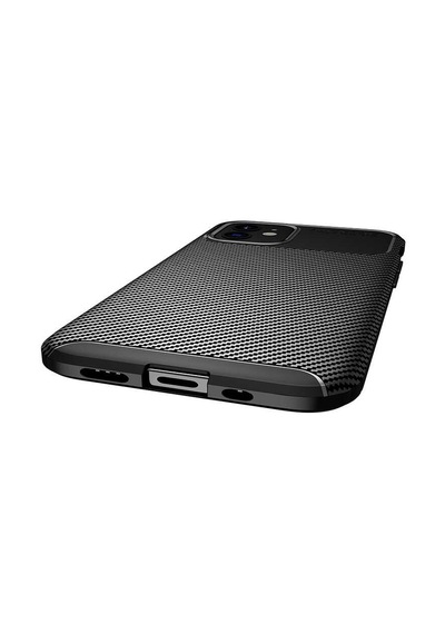 Apple Uyumlu iPhone 12 Kılıf Zore Negro Silikon Kapak Siyah
