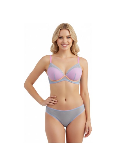 Bonbon Kadın Dantelli Tüllü 2 Takım 2 Li Set Bb2146 Leopar