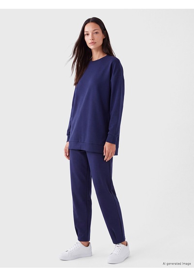 LC Waikiki Lc Waıkıkı Lacivert Soft Touch Kadın Jogger Eşofman Altı
