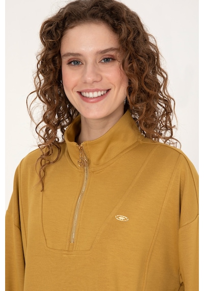 U.S. Polo Assn. U.s. Polo Assn. Kadın Petrol Sweatshirt 50314221-vr151 Oıl