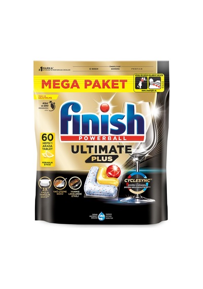 Finish Ultimate Plus Limon 60 Tablet Tarı