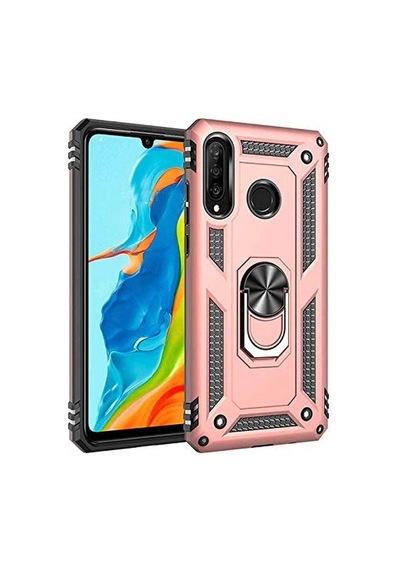 A20s Rose Gold Panther Yüzüklü Silikon  Esnek İnce Geliştirilmiş Dayanıklı Darbe Karşıtı Koruyucu Yeni Tasarım A20s, Rose Gold Sku: Zeusb09793dfyz