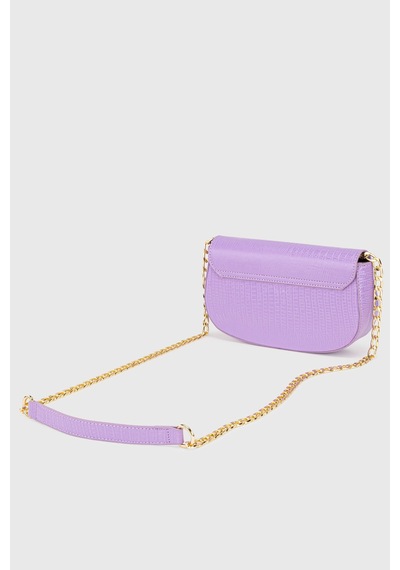 Housebags Kadın Lila Zincir Askılı Kapaklı Çanta 231 Lila