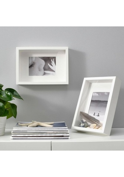 Ikea Sannahed Derin Fotoğraf Çerçevesi 21 X 30 Cm Beyaz