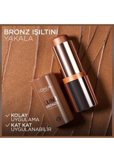 L'oreal Cosmetics Lumi Bronzlaştırıcı Stick - 110 Toasted Sunlight Diğer