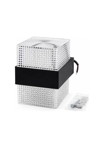 Ip66 50.000 Saat Led Ömrü 10w İnci Led Aplik Duvar Lambası Ars-348956 Bx40 10 Parça Siyah