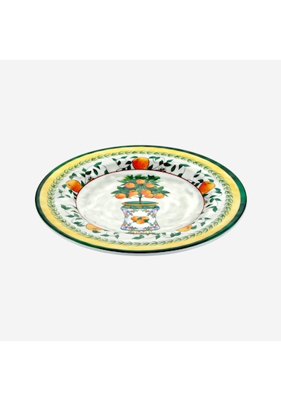 Yeşil Melamin Kahvaltı Tabağı 21,5 Cm