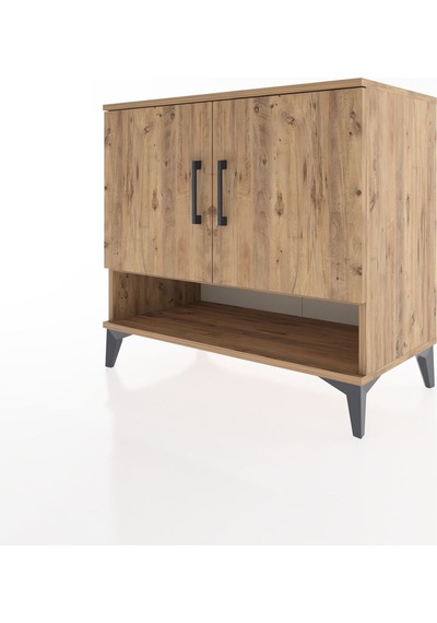 Hyperion Şifonyer Tek Raflı 2 Kapaklı 88x44x80 Çam-çam Çam