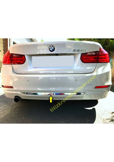 Bmw 3 Serisi F30 Comfort Krom Arka Tampon Altı Çıtası Aksesuarı
