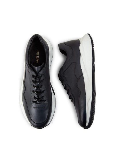 Deery Hakiki Deri Gri Erkek Sneaker Ayakkabı - 01725Mgrıe04 Gri
