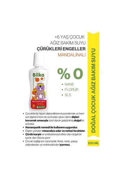 Homeopati Çocuk Ağız Bakım Suyu +6