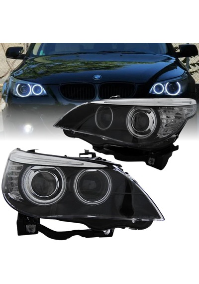 Bmw E60 5.seri 2003-2007 Makyajsız Kasaya Uymlu Lci Ön Far