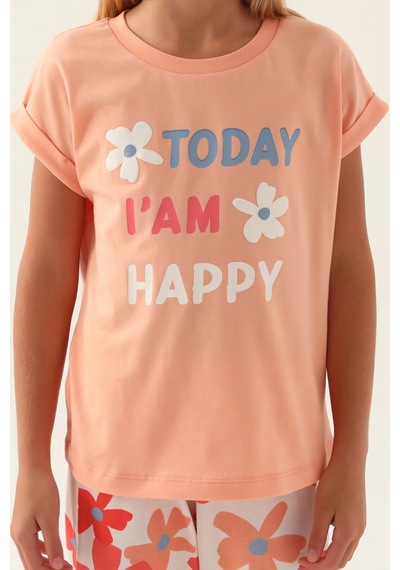 Rolypoly Today Somon Kız Çocuk Pijama Takımı 5274-43138 Somon