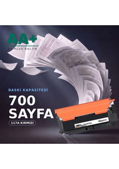 Hp 117a W2073a Kırmızı Uyumlu Toner Aa Plus / Color Laser 150a / 150nw / Mfp 178nw / Mfp 179fnw