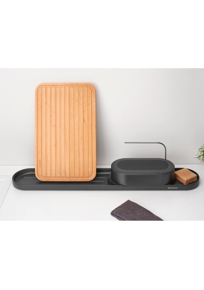 Brabantia Sınkstyle Infınıte Grey Lavabo Tezgah Düzenleyici Ve Kurutma Tepsisi Siyah