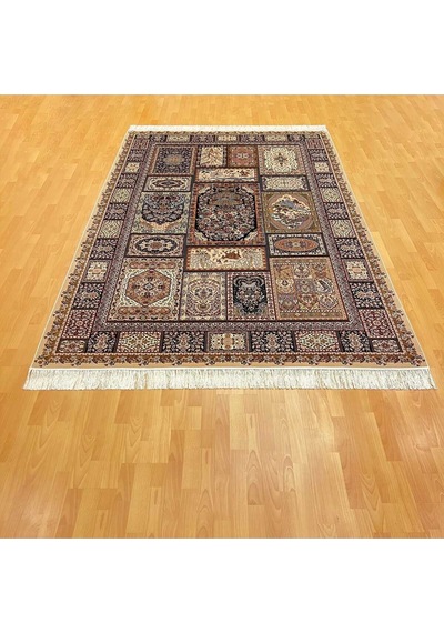 Minyatür 200 X 300 İran İpek Halı Gri