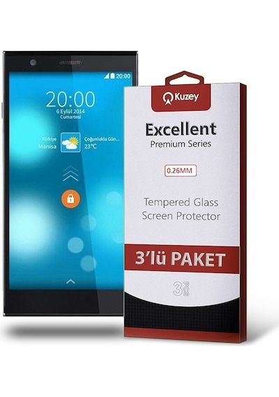 Vestel Uyumlu Venüs 5.5X Ekran Koruyucu Cam 3 Adet (532174267)