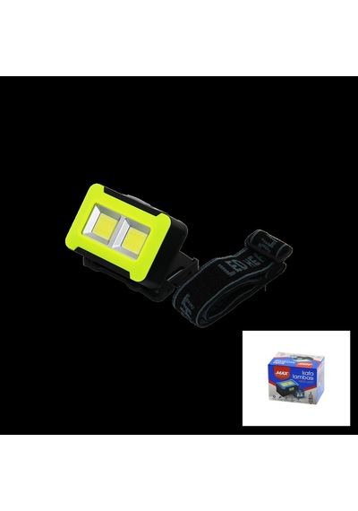 3w Cob Led Kafa Lambası 150 Lümen 3 Kademe &amp Flaşör Cok Renkli